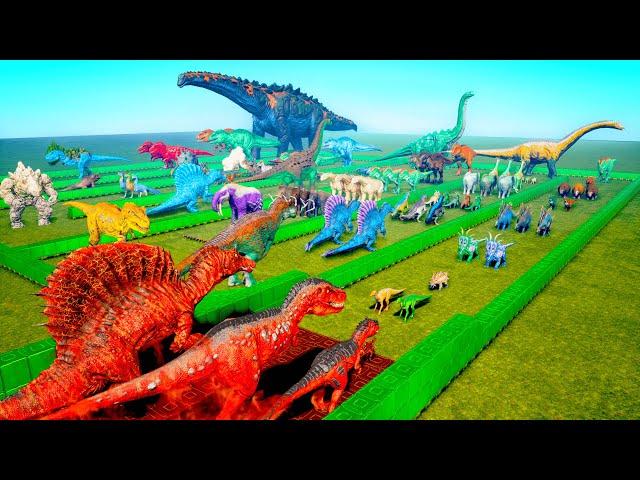 FIRE DINOS DEATHRUN️️ | ARK Ascended