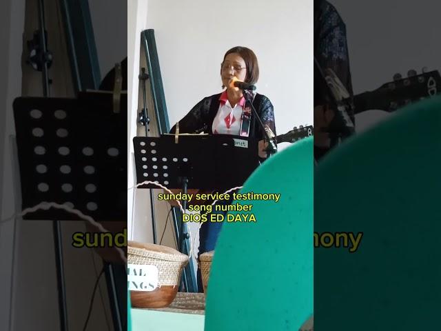 sunday service testimony song number original by laren directo