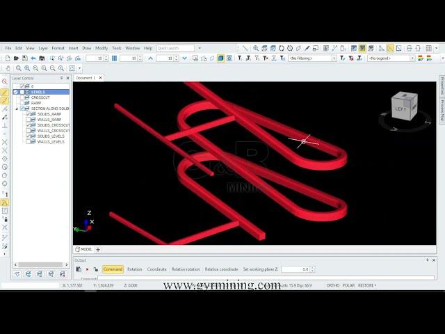 Deswik.CAD - How to draw underground decline