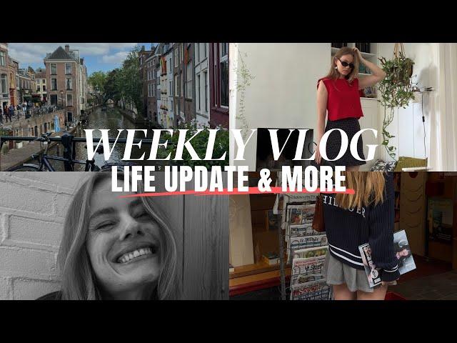 life update.. new book series, exploring the netherlands & more! | weekly vlog
