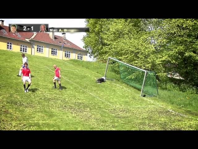 Golden Goal - Skråningsfotball - Playing football/soccer in a hill (w/Eng subs)