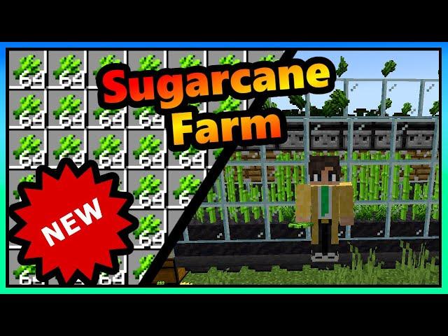 New OP Sugarcane Farm in Minecraft | 1.20 - 1.21+ | Simple to build