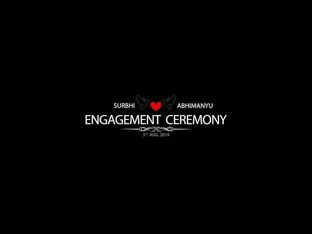 Surbhi & Abhimanyu | Engagement Teaser | Galaxy Studio