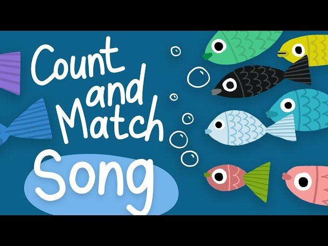 Counting and Matching Song | Number Songs for Preschool & Kindergarten | Kids Academy