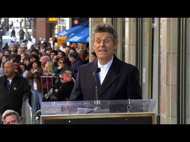 Willem Dafoe Speech at his Hollywood Walk of Fame Star Ceremony