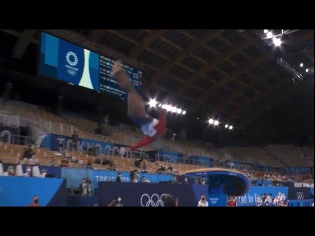 Simone Biles - error on vault in the Tokyo 2021 Team Finals