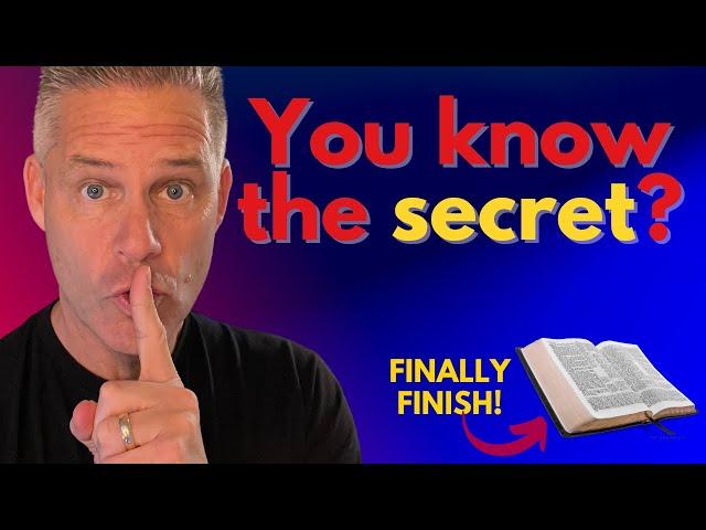 5 Secrets to Finishing ANY Bible Reading Plan