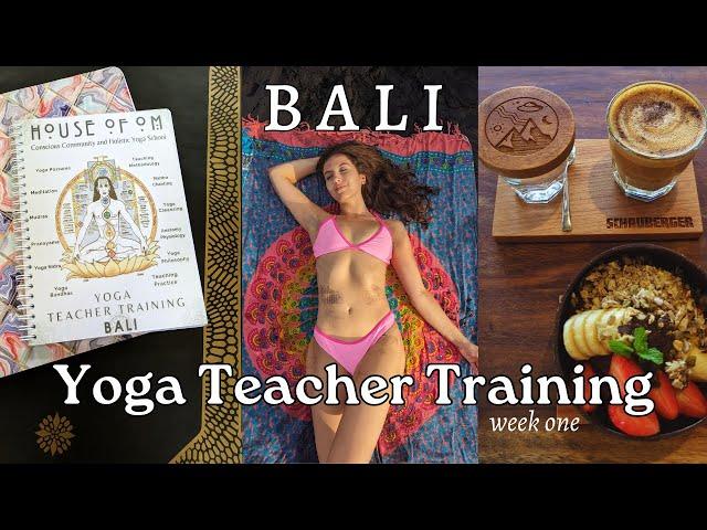 HOUSE OF OM BALI Yoga Teacher Training Vlog  Week 1/3