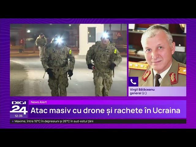 Rusia a atacat Ucraina cu 99 de drone și rachete azi-noapte