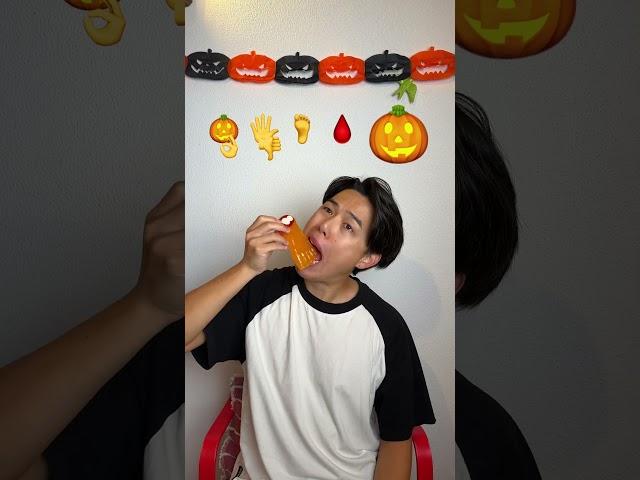 Food Emoji (Halloween Challenge!) #shorts