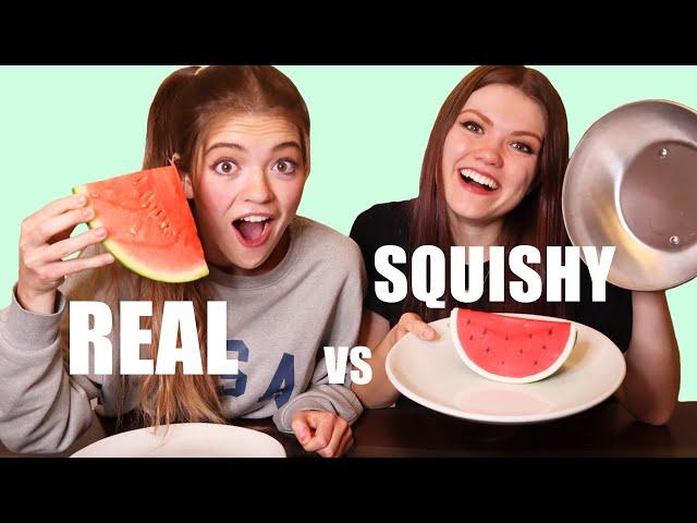 SQUISHY Food VS Real FOOD Challenge!