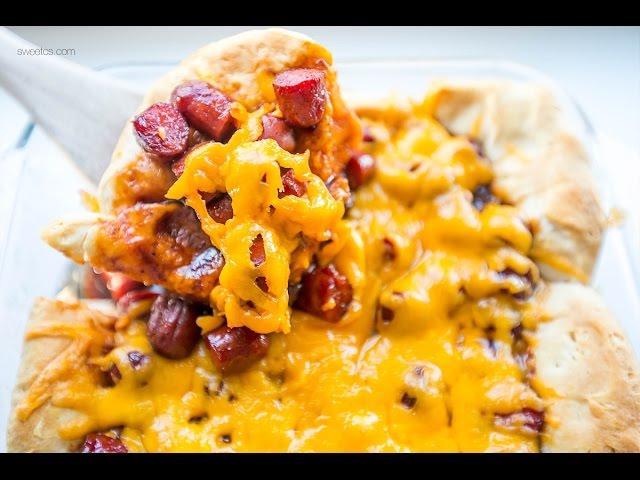 Quick and Easy Cheesy BBQ Lil Smokies Bake