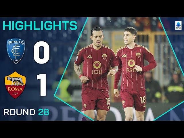 EMPOLI-ROMA 0-1 | HIGHLIGHTS | Fastest Ever Roma League Goal Seals Win | Serie A 2024/25