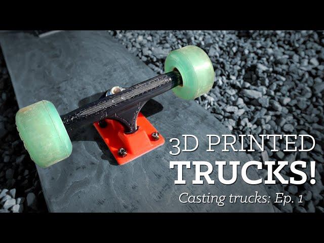 Testing my DIY Truck Geometry with 3D Printed Prototypes - Casting Trucks At Home, Ep. 1