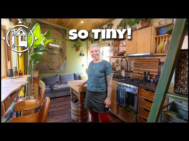 Her adorable tiny home w/ so many good ideas! Tiny Home Tour