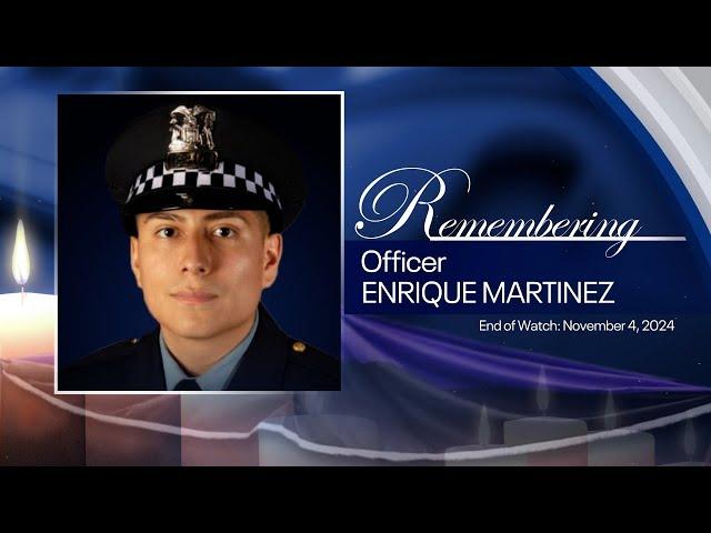 Funeral service for slain Chicago Police Officer Enrique Martinez