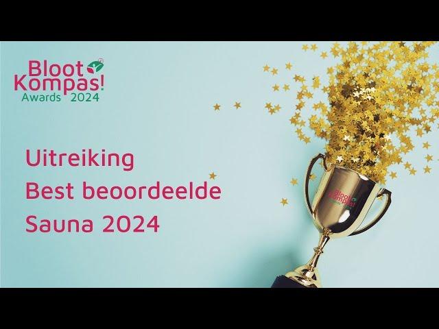 BlootKompas! Awards 2024 - Best beoordeelde sauna