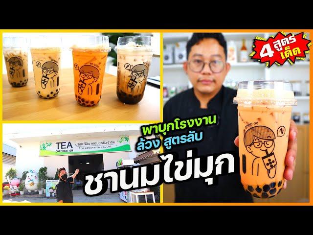 ชานมไข่มุก 4 เมนูเด็ดที่ขายดีที่สุด (พาบุกโรงงานไปเรียนฟรี) ใครอยากมีร้านชาไข่มุก ห้ามพลาด : เชฟแว่น