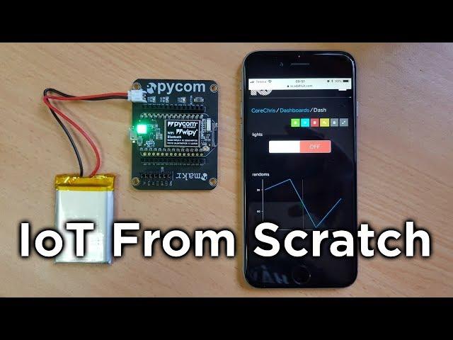 IoT Project with Pycom WiPy and Adafruit IO - From Zero to Hero