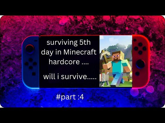 Surviving 5th day in Minecraft "HARDCORE" will i survive..... Killed iron golem! | Minecraft |