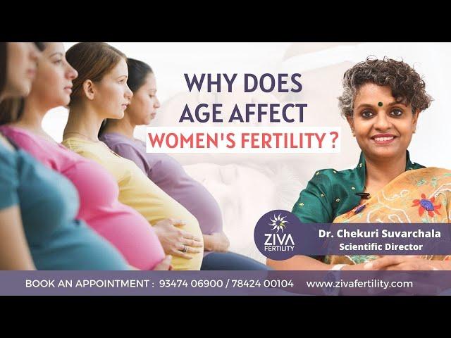 Why does age affect women's fertility ? || Dr Chekuri Suvarchala || Ziva Fertility English