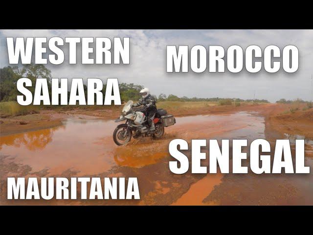 Senegal , Mauritania , Sahara Occidental , Marruecos  | Viaje en moto | 2018