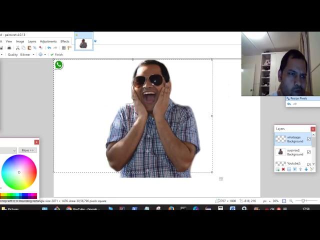 How to add multiple images in Paint.Net | Layers in Paint.Net