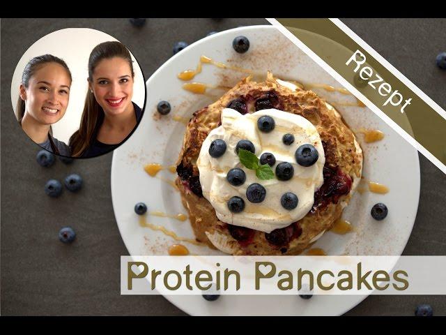 Protein Pancakes - Gesunde Pfannkuchen backen mit Sally von Sallys Welt