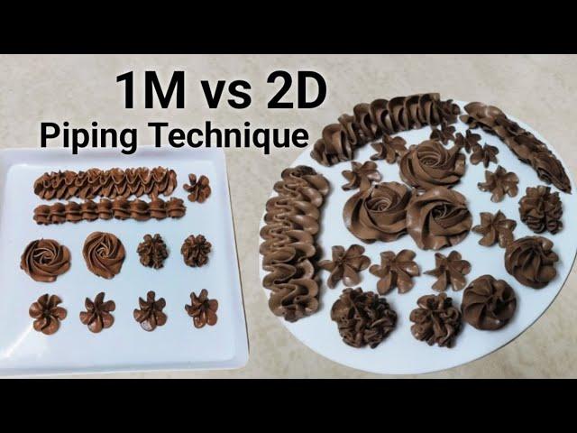 Wilton nozzle 2D and 1M comparison Tutorial video | How are the two nozzles different?