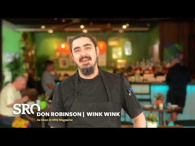 As Seen In SRQ Magazine | Chef Don Robinson at Wink Wink Modern Lounge