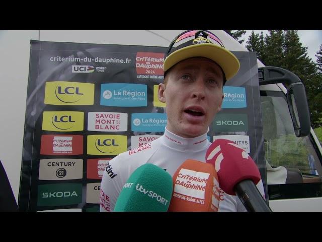 Matteo Jorgenson - Interview at the finish - Stage 7 - Critérium du Dauphiné 2024