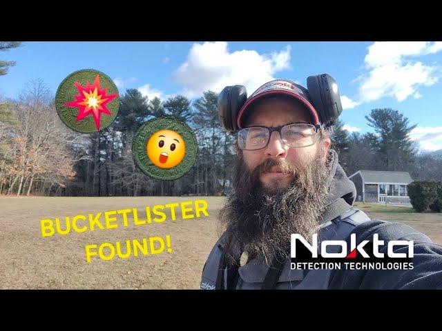 Bucketlister found! 2 great coins and relics Metal Detecting old ground!