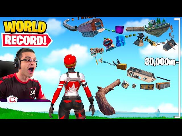 Fortnite Only Up WORLD RECORD! (Speedrun)