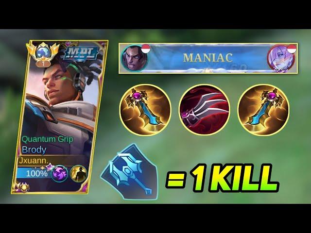 TOP 1 BRODY HACK DAMAGE BUILD & EMBLEM 2023 | BRODY USER MUST TRY THIS BROKEN BUILD BRODY - MLBB