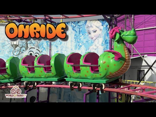 Elliot / Nessy Coaster (Onride POV) Kirmes Winterfoor Aalst 2025 – Achterbahn – Roller Coaster POV