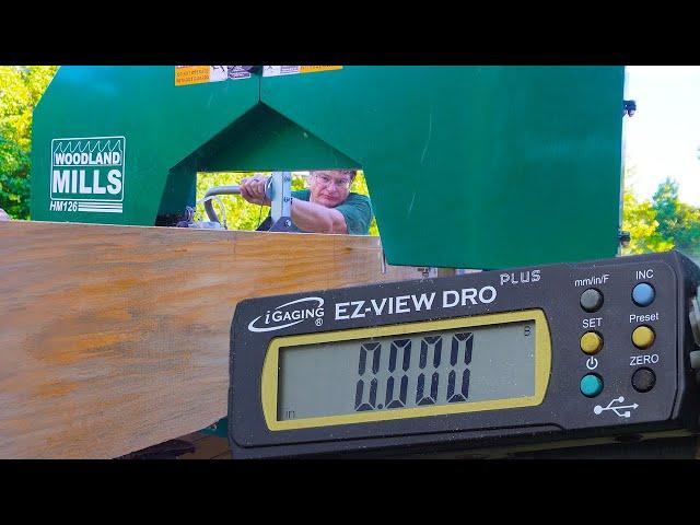 Improving The Woodland Mills HM126 Portable Sawmill with a Digital Readout - DRO