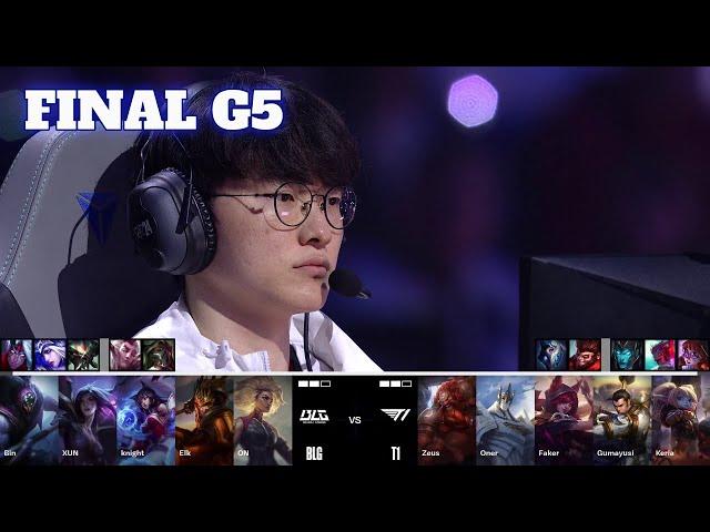 T1 vs BLG - Game 5 | Grand Final LoL Worlds 2024 | T1 vs Bilibili Gaming G5 full