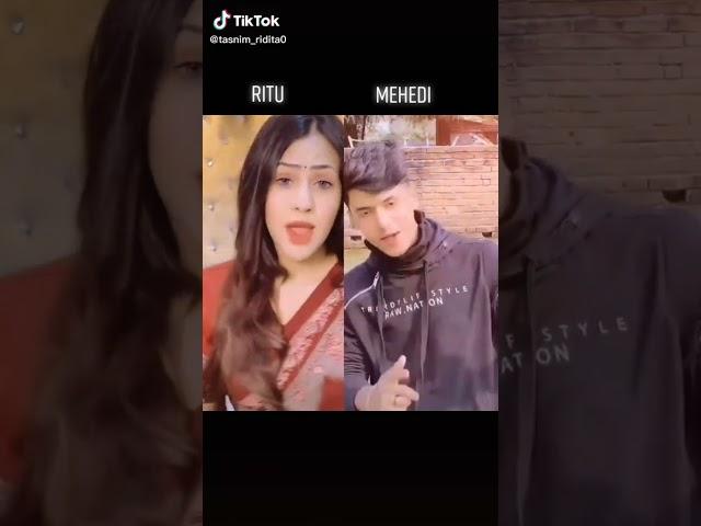 MEHEDI AND RITU HOSSEIN TIKTOK VIDEO  | RAKIB HOSSAIN NEW VLOG I #rakibhossain #shorts