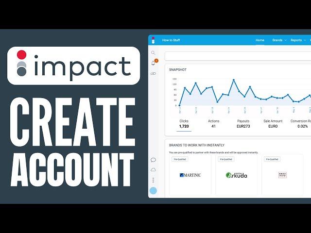 How to Create Impact Affiliate Account (2024)