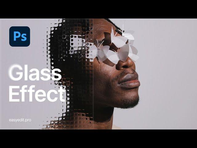 Create a Glass Texture Effect in Adobe Photoshop!