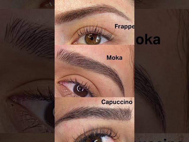 Comparando los pigmentos para microblading mas pedidos en ArtCosmetic#artcosmetic