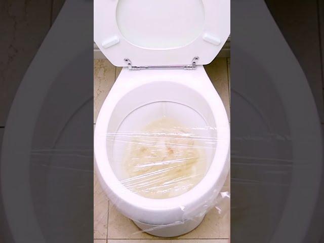 Don't be terrified of a clogged toilet! Try this hack instead #shorts