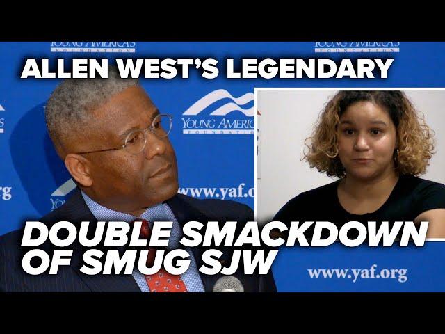 GOAT: Allen West's legendary double smackdown of smug SJW