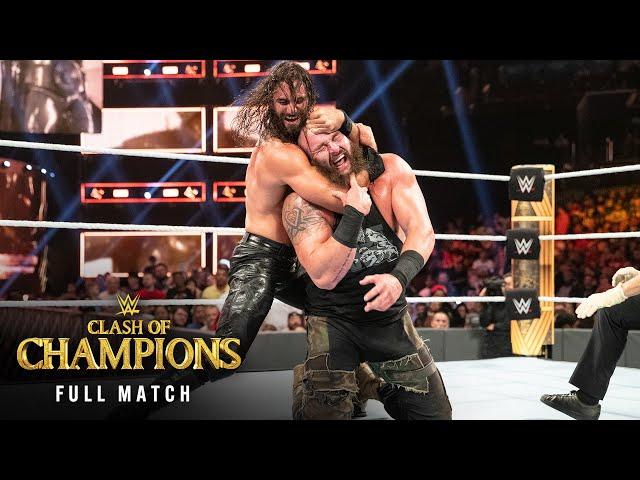 FULL MATCH: Seth Rollins vs. Braun Strowman — Universal Title Match: WWE Clash of Champions 2019