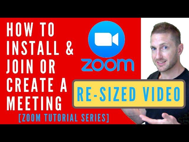 How to Download & Install Zoom on Mac/PC & Join/Create a Meeting in 2020 [Re-sized version!]