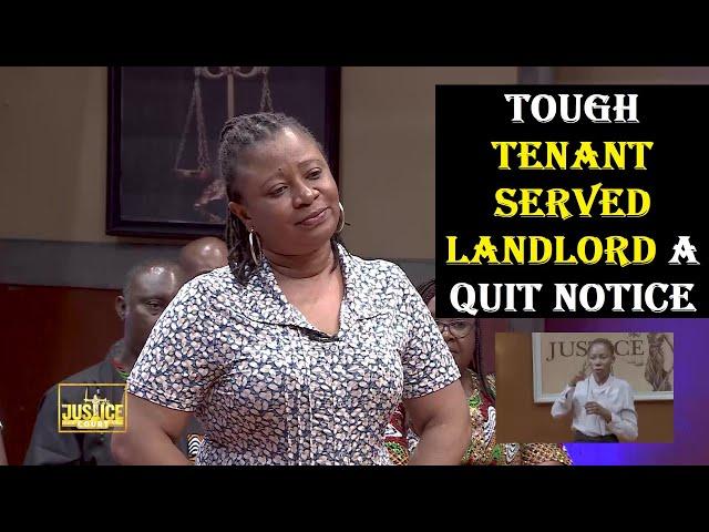 TOUGH TENANT SERVED LANDLORD A QUIT NOTICE AND BATTLES WITH HIM IN COURT || Justice Court EP-158