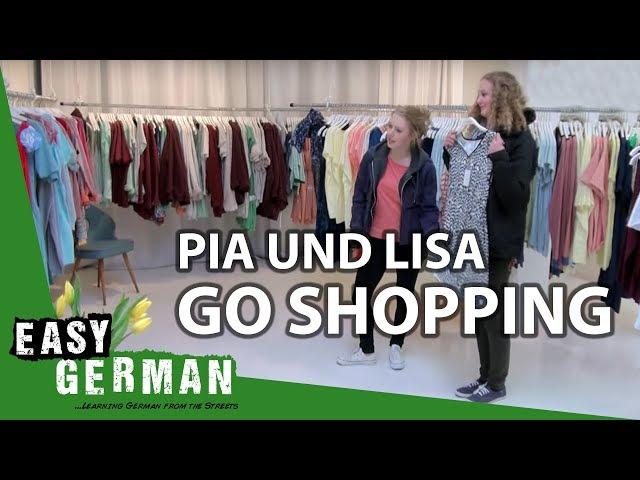 Pia and Lisa go shopping | Easy German 85