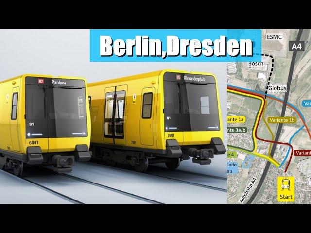 [News] Neue Streckenverlängerung in Dresden, Verzögerung bei Neuer Berliner U-Bahn