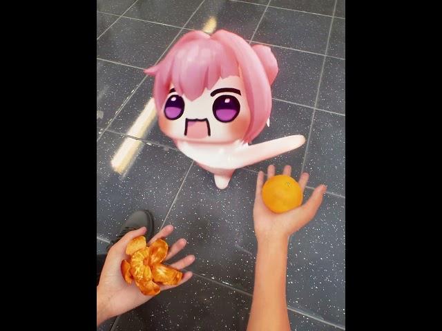 Doro likes oranges #funny #cute #memes