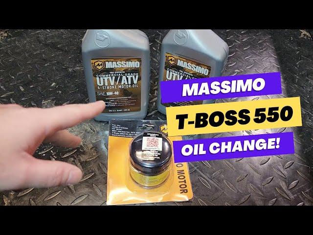 How to do an Oil Change on Massimo T-Boss 550 Hisun Linhai 500 UTV SxS